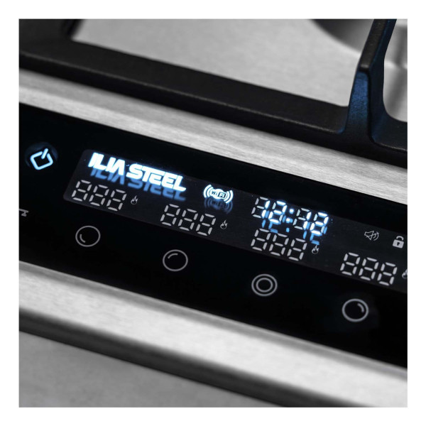 اجاق گاز صفحهای پنج شعله ایلیا استیل مدل S 512 DW