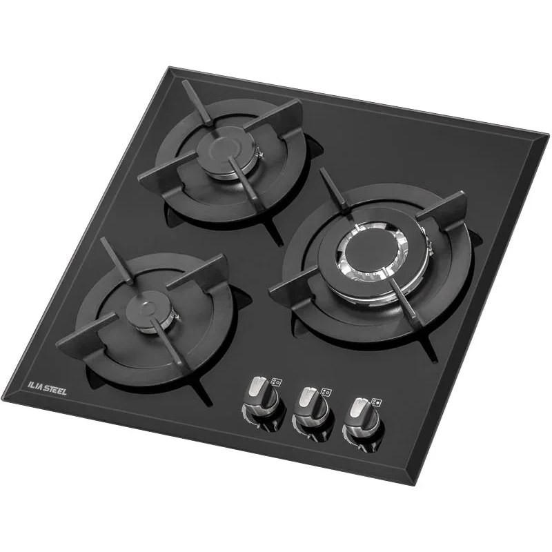 اجاق گاز صفحه‌ای سه شعله ایلیا استیل مدل G301