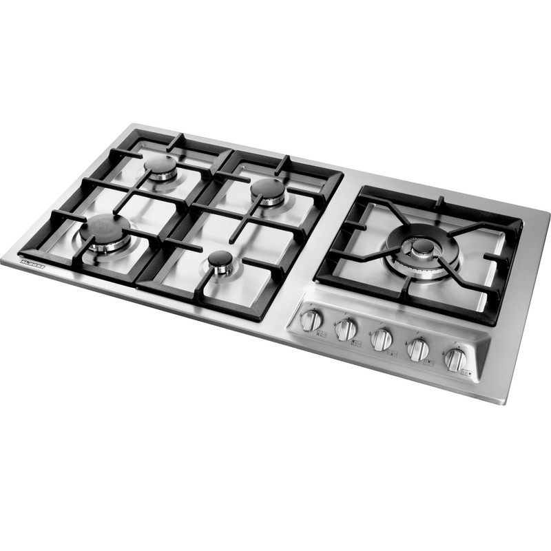 اجاق گاز صفحه‌ای پنج شعله استیل البرز مدل S5909