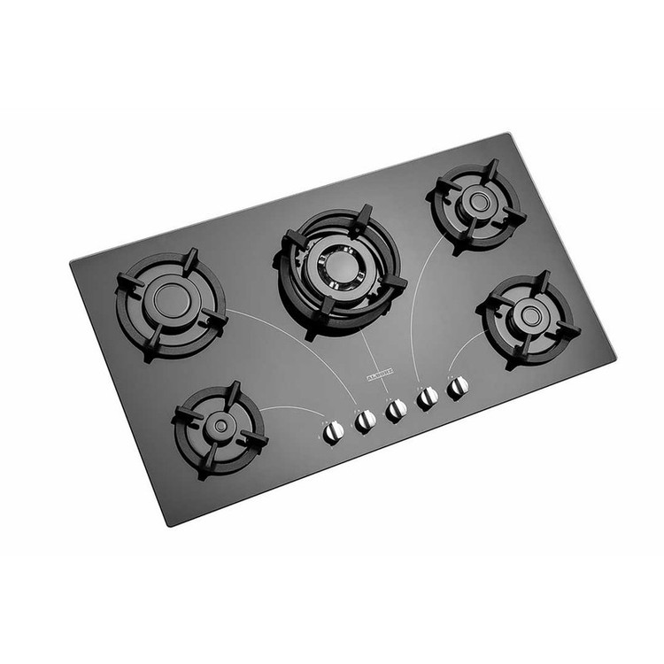 اجاق گاز صفحهای پنج شعله استیل البرز مدل G5958