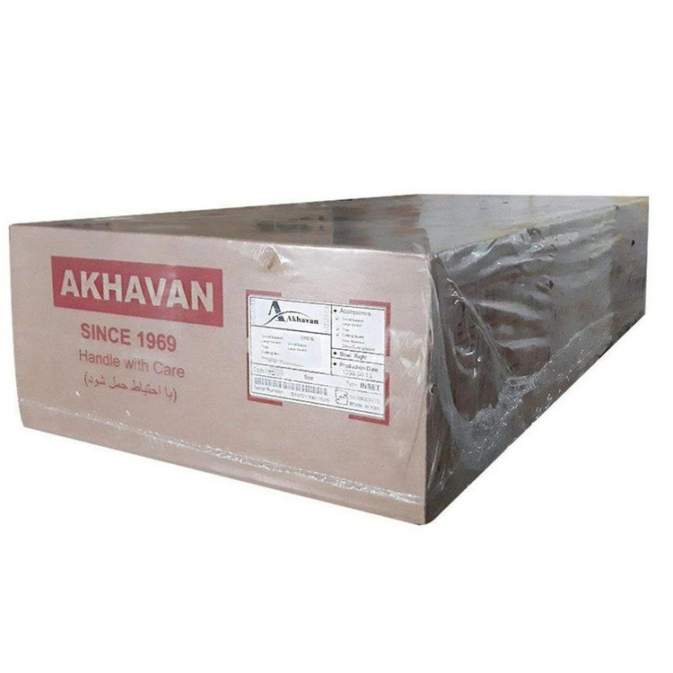 سینک ظرفشویی استیل توکار دو لگنه اخوان مدل 159-NEW