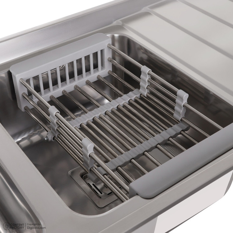 سینک ظرفشویی استیل بیمکث مدل L-4400 توکار